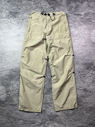 Pre-owned Military Y2k Nylon Maharishi Snopants Style Japan Cargo Pants In Beige