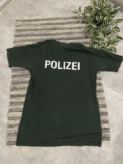 Pre-owned Avant Garde X Vintage Polizei Vintage Tee Shirt Kanye West Promo Blank Vetement St (size Small) In Multicolor