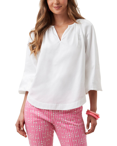 Trina Turk Relaxed Fit Adina 2 Top In White