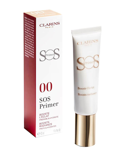 Clarins 1oz 00 Universal Light Sos Primer Boosts Radiance In White