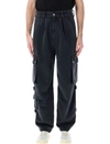 Isabel Marant Cargo Denim In Black