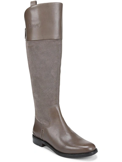 Franco Sarto Womens Leather Almond Toe Knee-high Boots In Multi