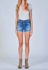 BLACK ORCHID LIV PATCH POCKET DENIM SHORT IN TAKE IT OR LEAVE IT