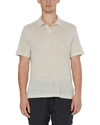 Onia Johnny Crocheted Cotton-blend Polo Shirt In Beige