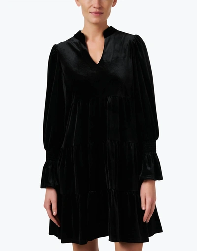 Jude Connally Tammi Velvet Dress In Black