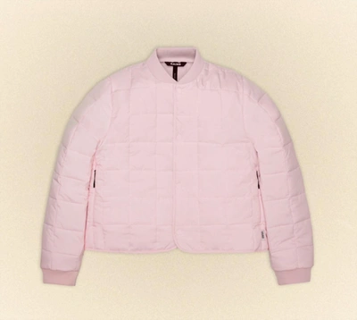 Rains Liner W Bomber Jacket In Pink