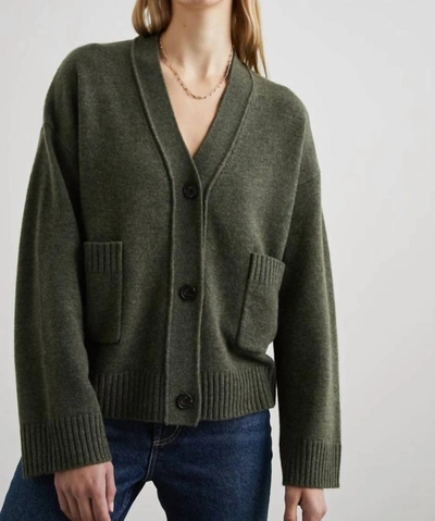 Rails Lindi Wool Cashmere Cardigan In Green