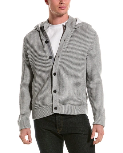 Atm Anthony Thomas Melillo Cashmere-blend Sweater Jacket In Grey