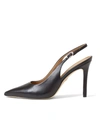 Sam Edelman Hazel Faux Patent-leather Slingback Pumps In Black