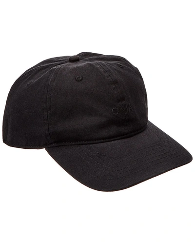 Onia Garment-dye Twill Cap In Black