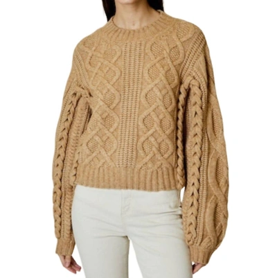 Dh New York Women's Lennon Aran-knit Sweater In Multi