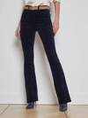 L AGENCE STEVIE VELVET JEAN IN DARK NAVY