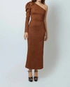 Kleid Paula Dress In Ocre In Multi