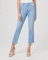 PAIGE COLETTE CROP DISTRESSED JEAN IN SKY TOUCH