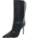 SCHUTZ MARY WOMENS POINTED TOES HALF CALF KNEE-HIGH BOOTS