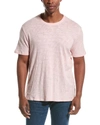 Atm Anthony Thomas Melillo Slub Knit Space Dye Tee In Pink