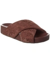 JOHNNY WAS CATH X BAND SUEDE SANDAL