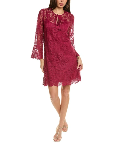 Johnny Was Harper Recycled Lace Mini Shift Dress In Pink