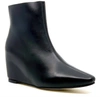 ALL BLACK WOW WEDGE BOOTIE IN BLACK