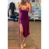 Rays For Days Eva Midi Dress In Grape In Yellow