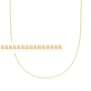 CANARIA FINE JEWELRY CANARIA 1.3MM 10KT YELLOW GOLD BOX-CHAIN NECKLACE