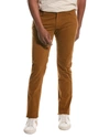 Billy Reid Moleskin Slim Fit Five Pocket Pants In Brown