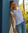 Michael Stars Trudy Supima Tee In Oxide