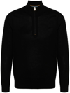 Paul Smith Merino Wool Half-zip Sweater