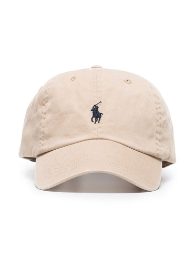 Polo Ralph Lauren Logo Hat In Neutral