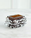 Global Views Short Porcupine Vase In Brown