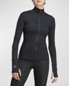 Adidas By Stella Mccartney True Purpose Zipped Jacket In Black