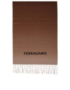 FERRAGAMO SCARF IN CASHMERE NUANCE SHADED EFFECT