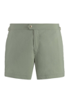 TOM FORD TOM FORD MID RISE SIDE BUCKLE SWIM SHORTS