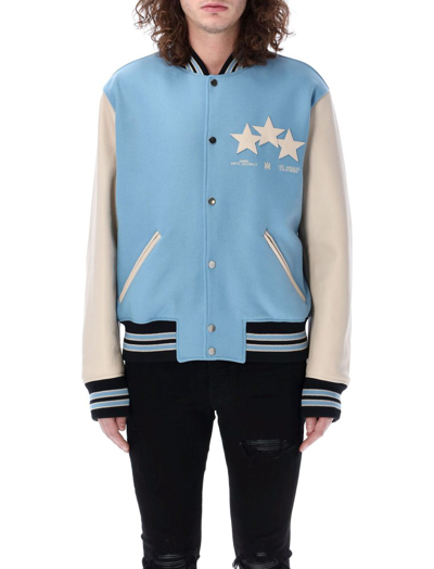 AMIRI AMIRI OVERSIZED STARS VARSITY JACKET