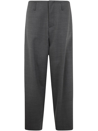 Philosophy Di Lorenzo Serafini High Waist Tailored Trousers In Grey