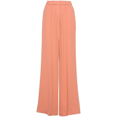 Forte Forte Stretch Ruched Pants In Apricot