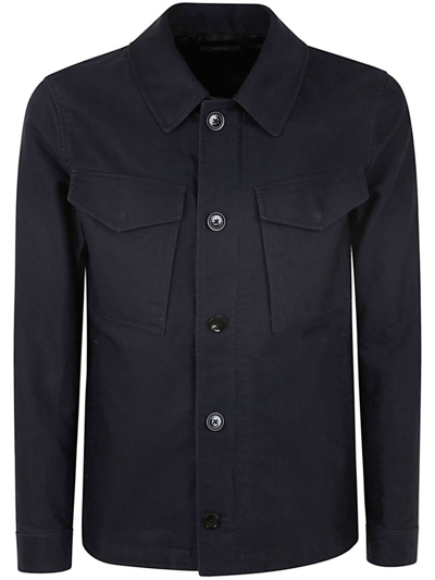 Tom Ford Outwear Outer Shirt Clothing In Blue