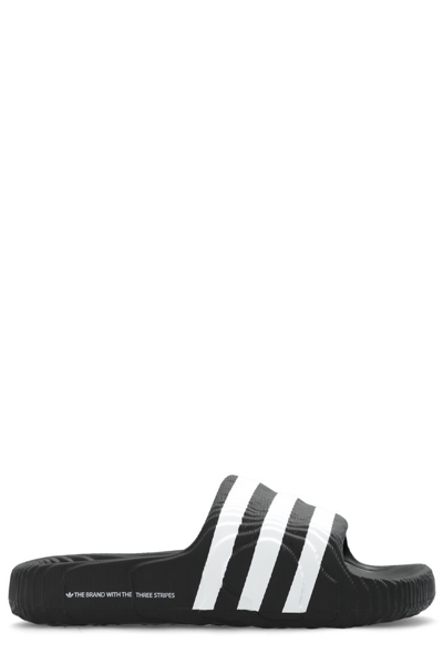 Adidas Originals Adilette 22 Slide Sandals Size 14.0 Plastic In Black/white