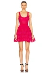 Alaïa Crinoline Mini Dress In Pink