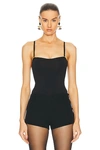 Wolford Individual Seamless Bodysuit In Black