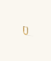 Mejuri Single U Huggie Hoop In Yellow