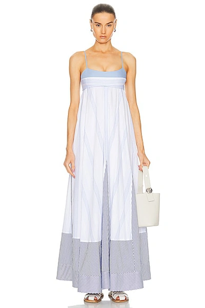 Simkhai Dixie Maxi Dress In Stripe Multi