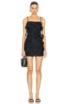 Anna October Amina Mini Dress In Black