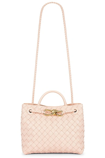 Bottega Veneta Small Andiamo Bag In Pink