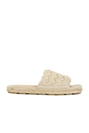 BOTTEGA VENETA JACK MULE ESPADRILLE JUTE FLAT SANDAL