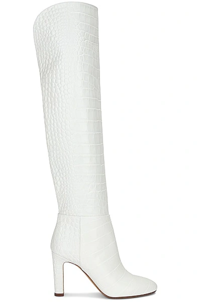 Gabriela Hearst Linda Over The Knee Boot In White