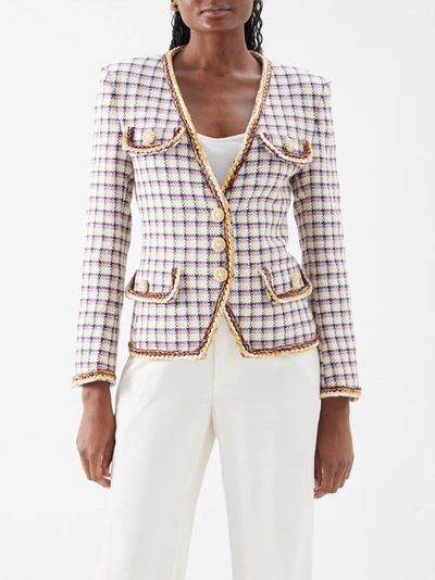 Etro Tweed Jacket In White