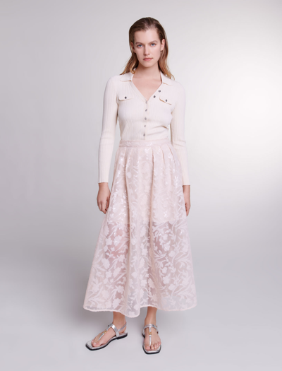 Maje Size Medium In Beige