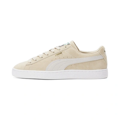 Puma Women's Suede Classic Xxi Casual Sneakers From Finish Line In Granola- White- Team Gold