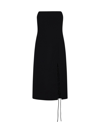 Filippa K Strapless Midi Dress In Black